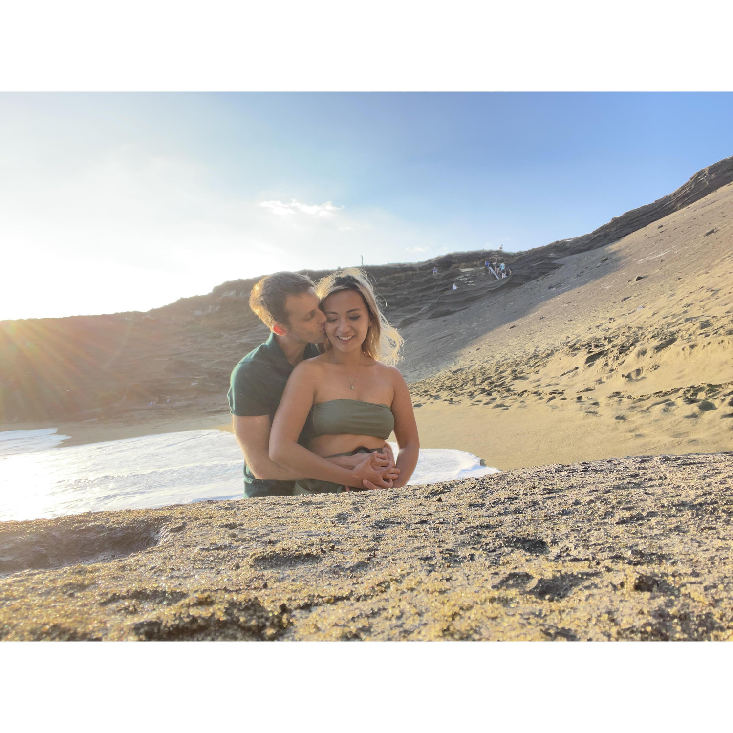 Spending Christmas together in Hawaii in 2020.
