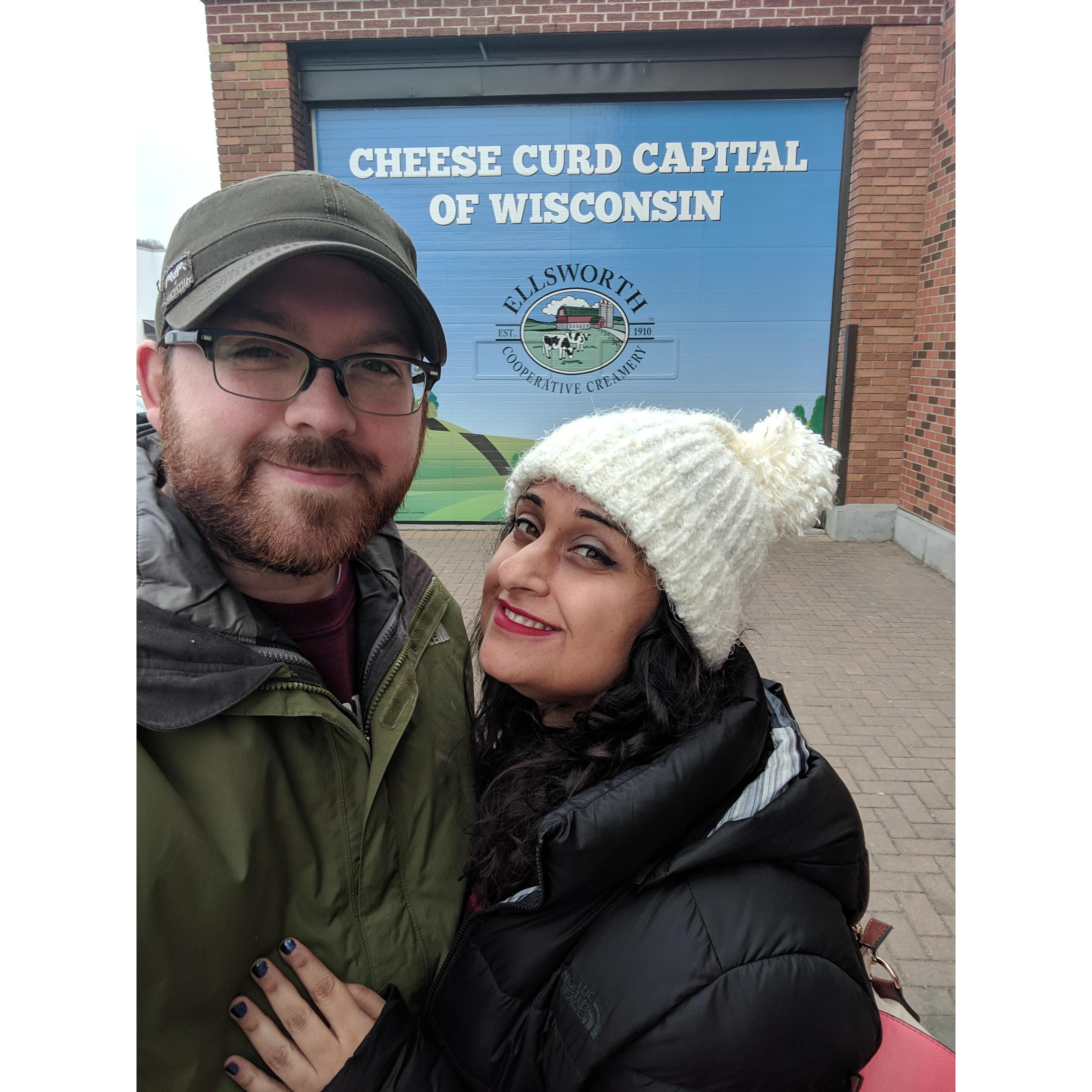 Visiting cheese country!