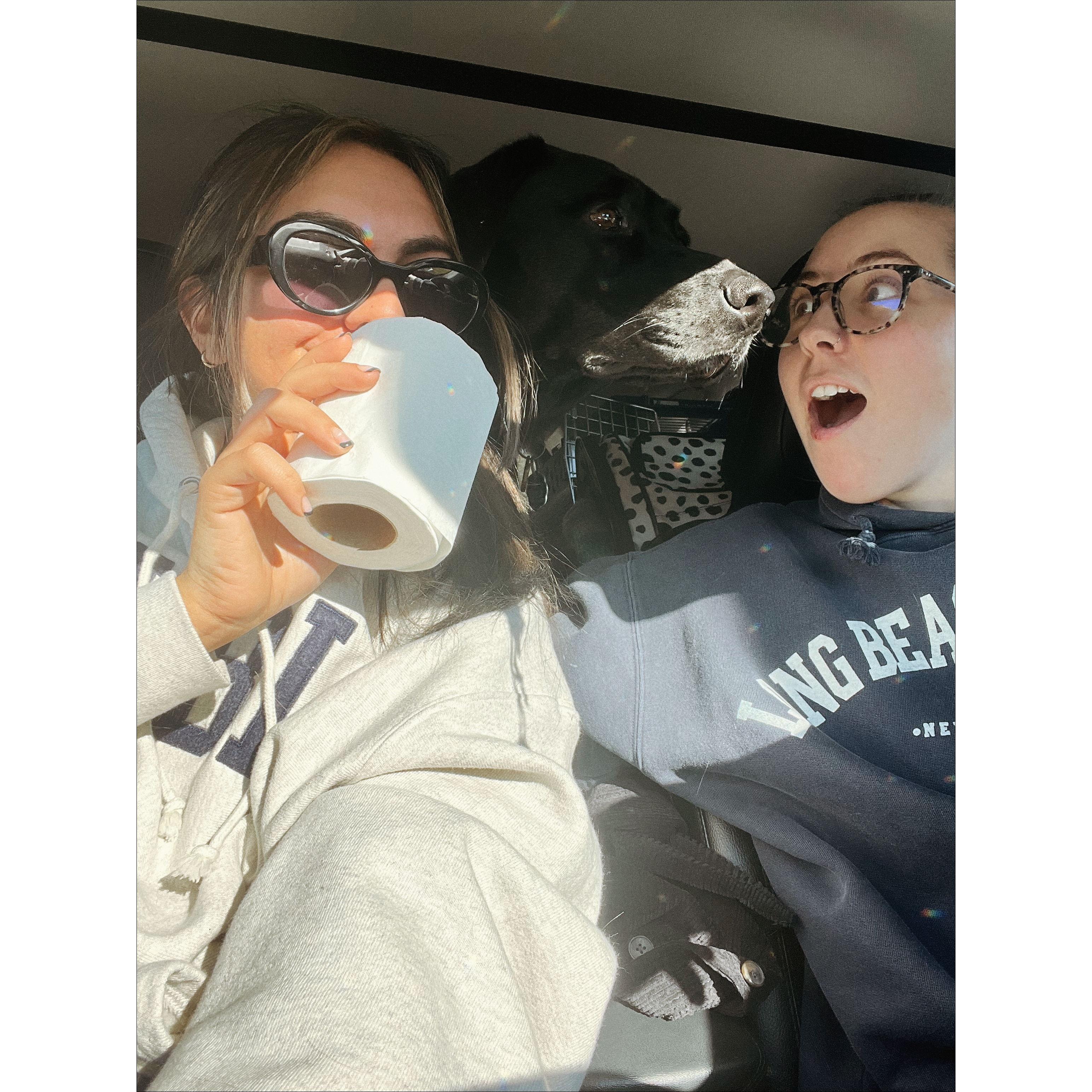 One of many road trips!