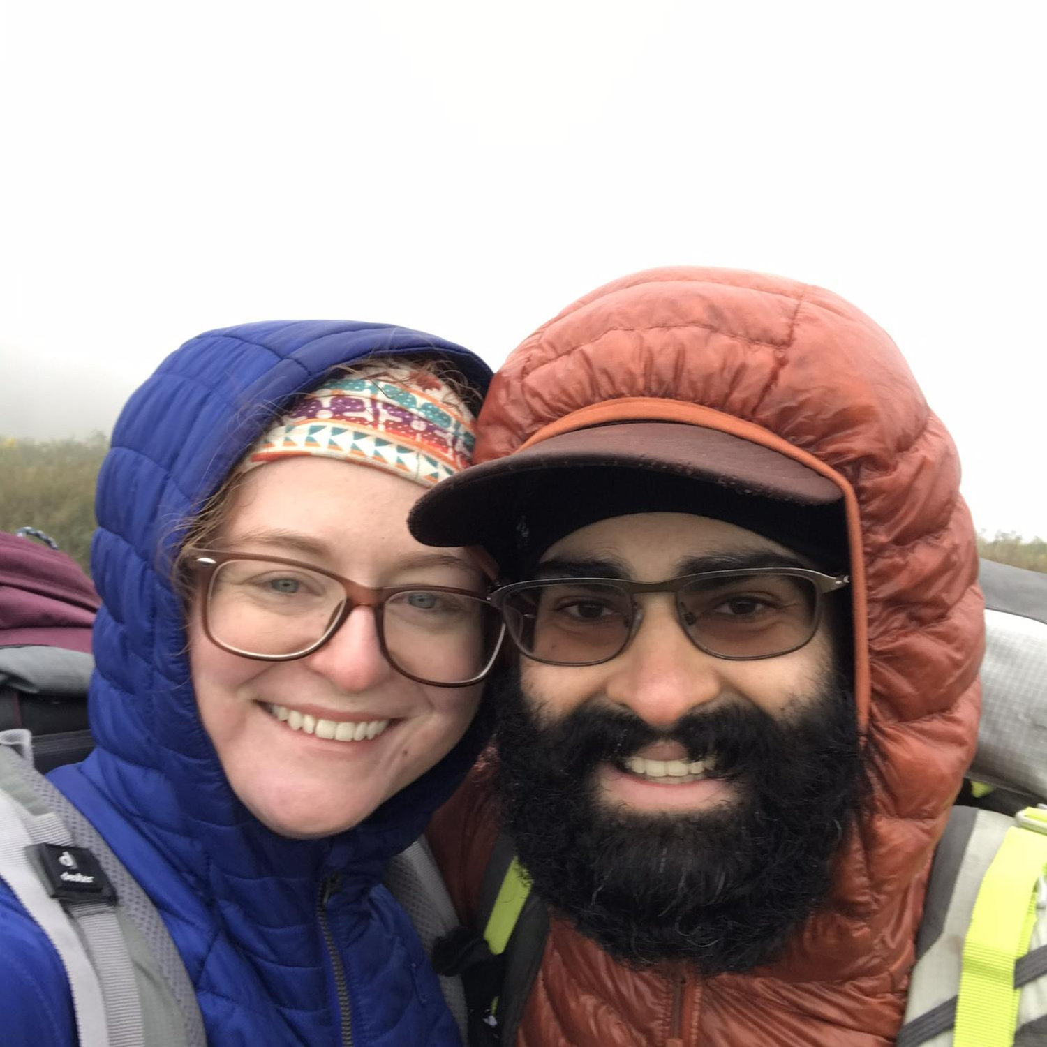 Backpacking trip on the Art Lobe trail in North Carolina