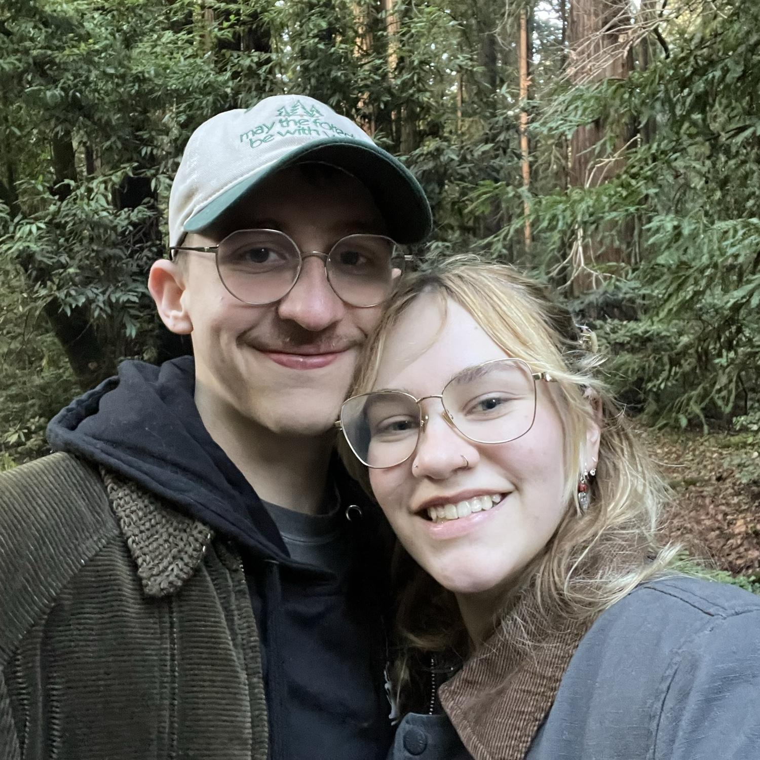 walking around in Henry Cowell Redwoods State Park