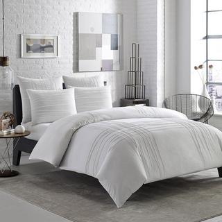 Variegated Pleats 3-Piece Comforter Set