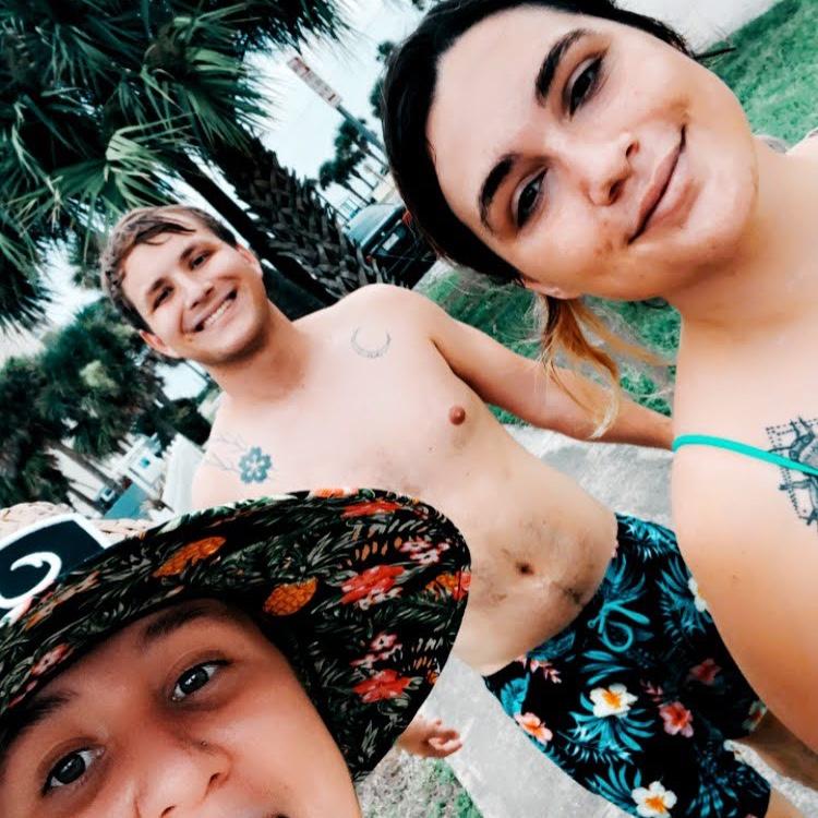 Jeanna came to celebrate Mike's 21st birthday.