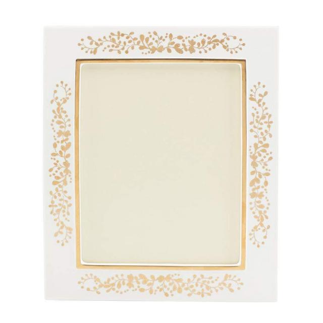 Lenox Opal Innocence Flourish Picture Frame, 3.60 LB, White