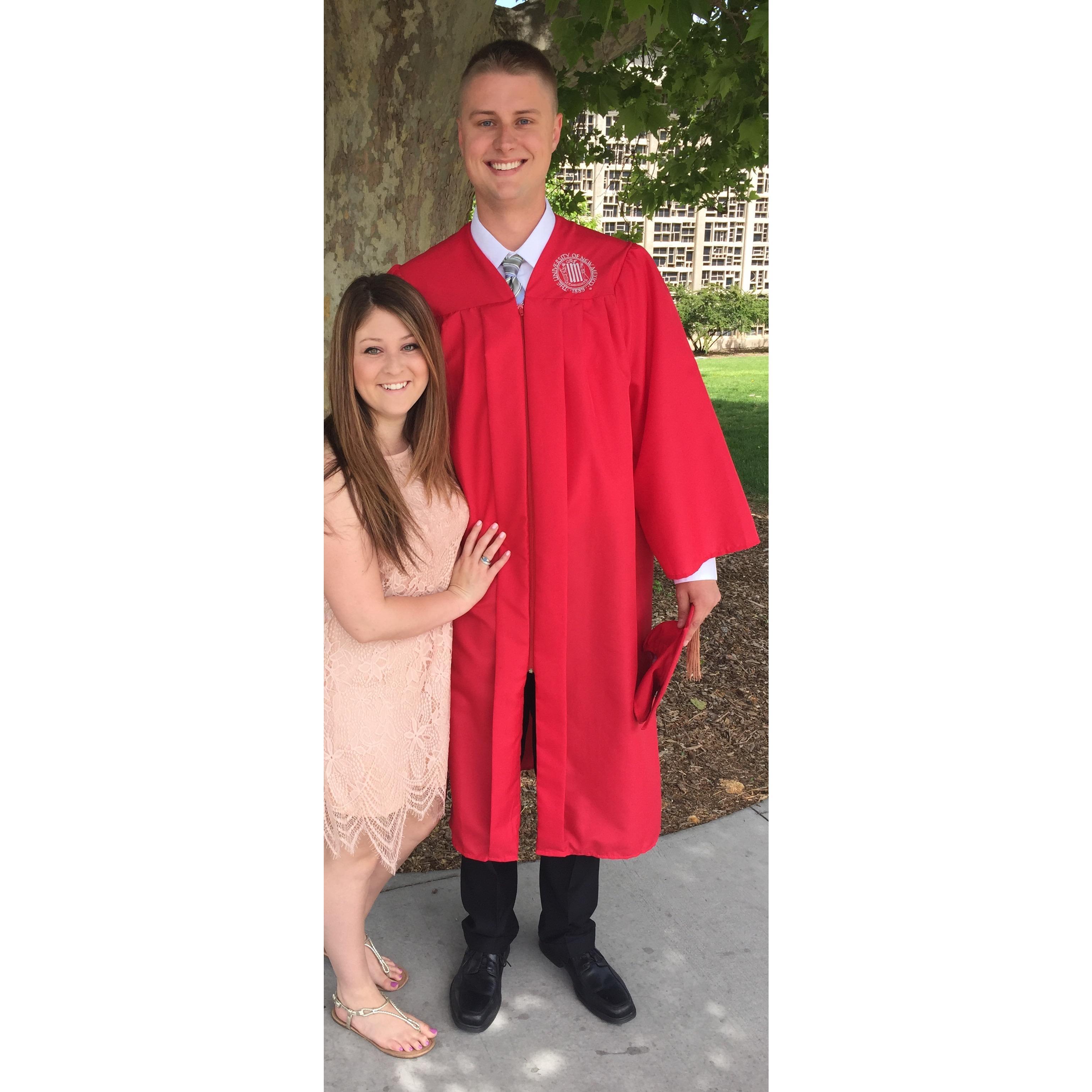 Mark's college graduation!