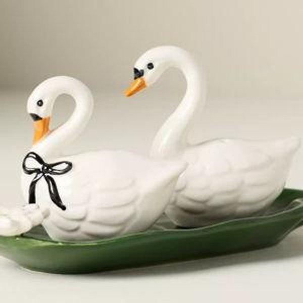 Swan Lake Salt & Pepper Shakers