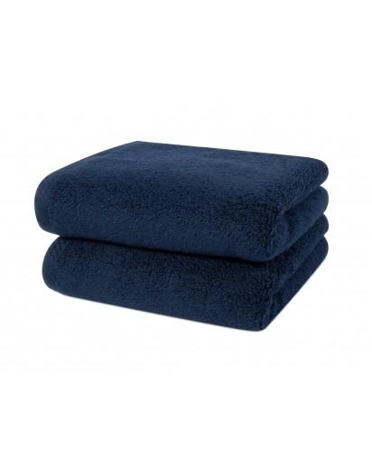 Micro Cotton Shower Towel in Navy
