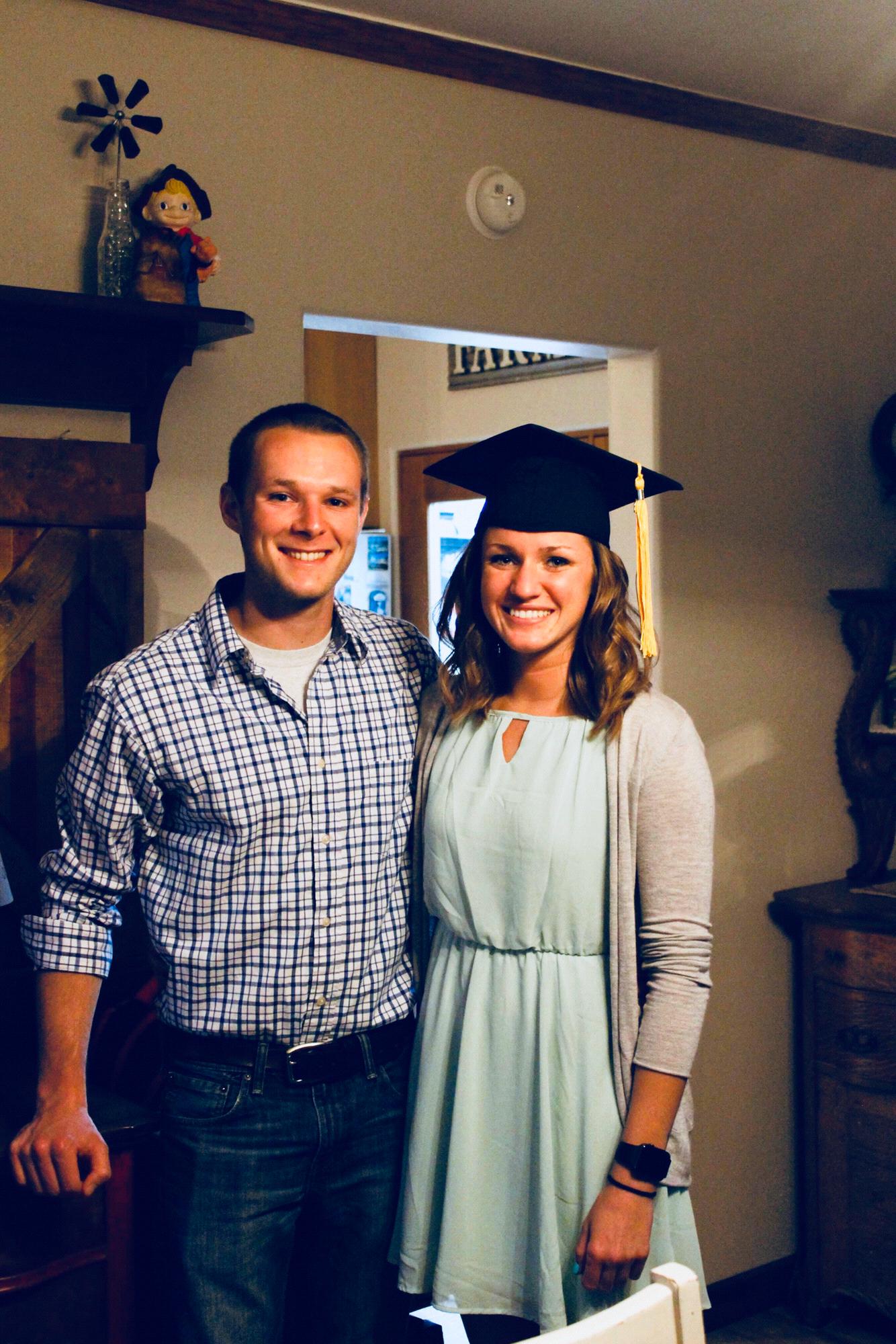 Graduation weekend and the first time he met my parents!