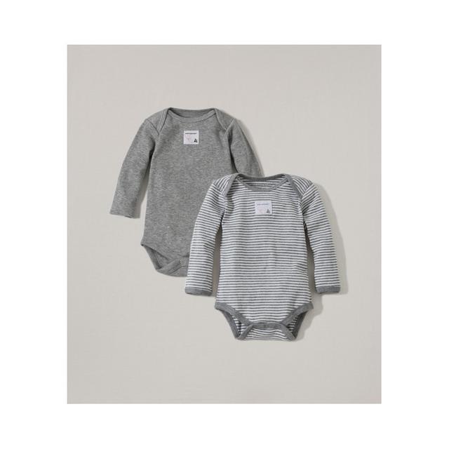 Burt's Bees Baby® Organic Cotton 5pk Short Sleeve Bodysuit Set - Heather  Gray Preemie