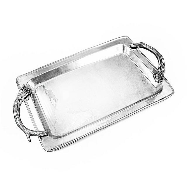 Western Antlers Large Rectangle Tray