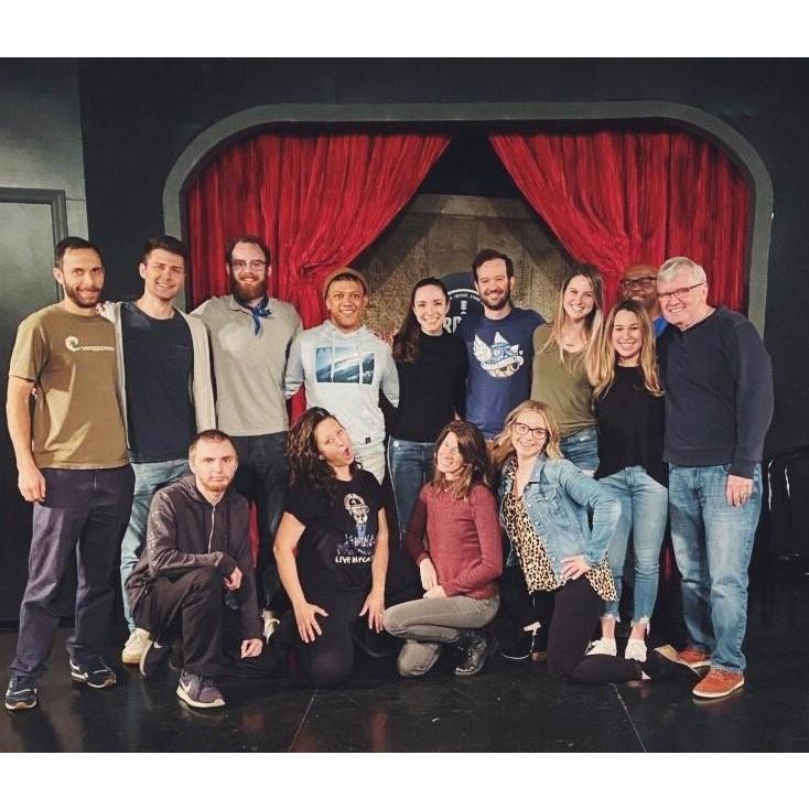 First Picture Together After Improv Level 1 Class!