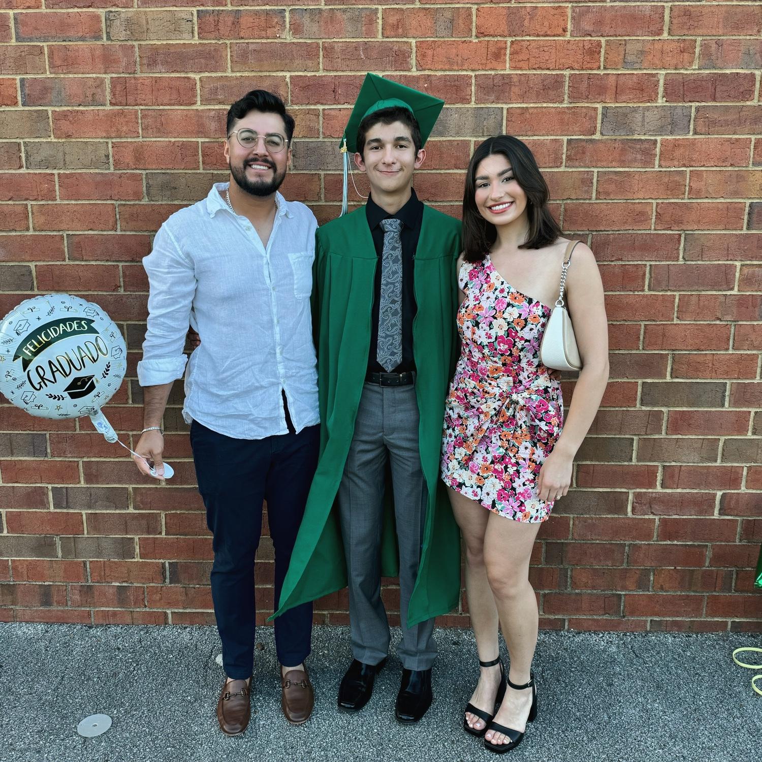 Watching my little brother graduate high school 🥹