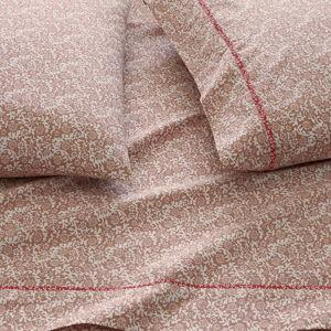 Johanna Organic-Cotton Percale Sheet Set | Garnet Hill