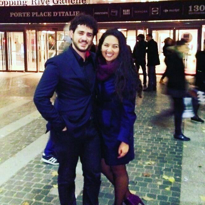 Naomi surprises Renan in Paris for Thanksgiving 2015.