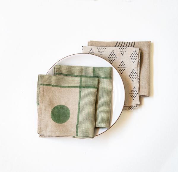 PLAID NAPKIN | BASIL