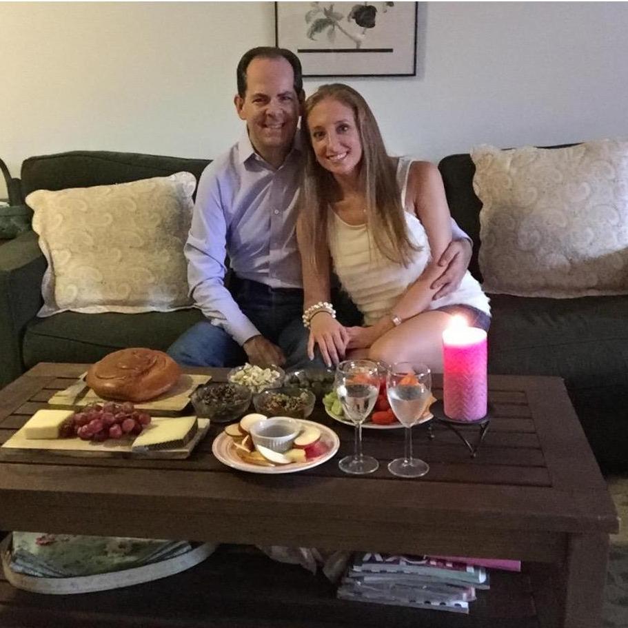 A little Rosh Hashana (Jewish New Year) celebration in Amy's New York Apartment.