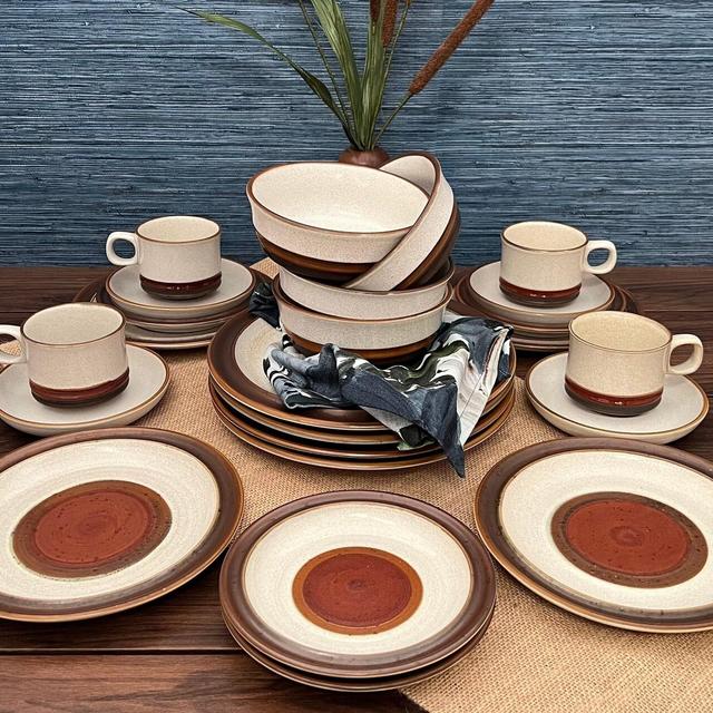 Vintage Denby - "Potter's Wheel Rust Red" by Denby-Langley - Made in England - Produced 1974-1987