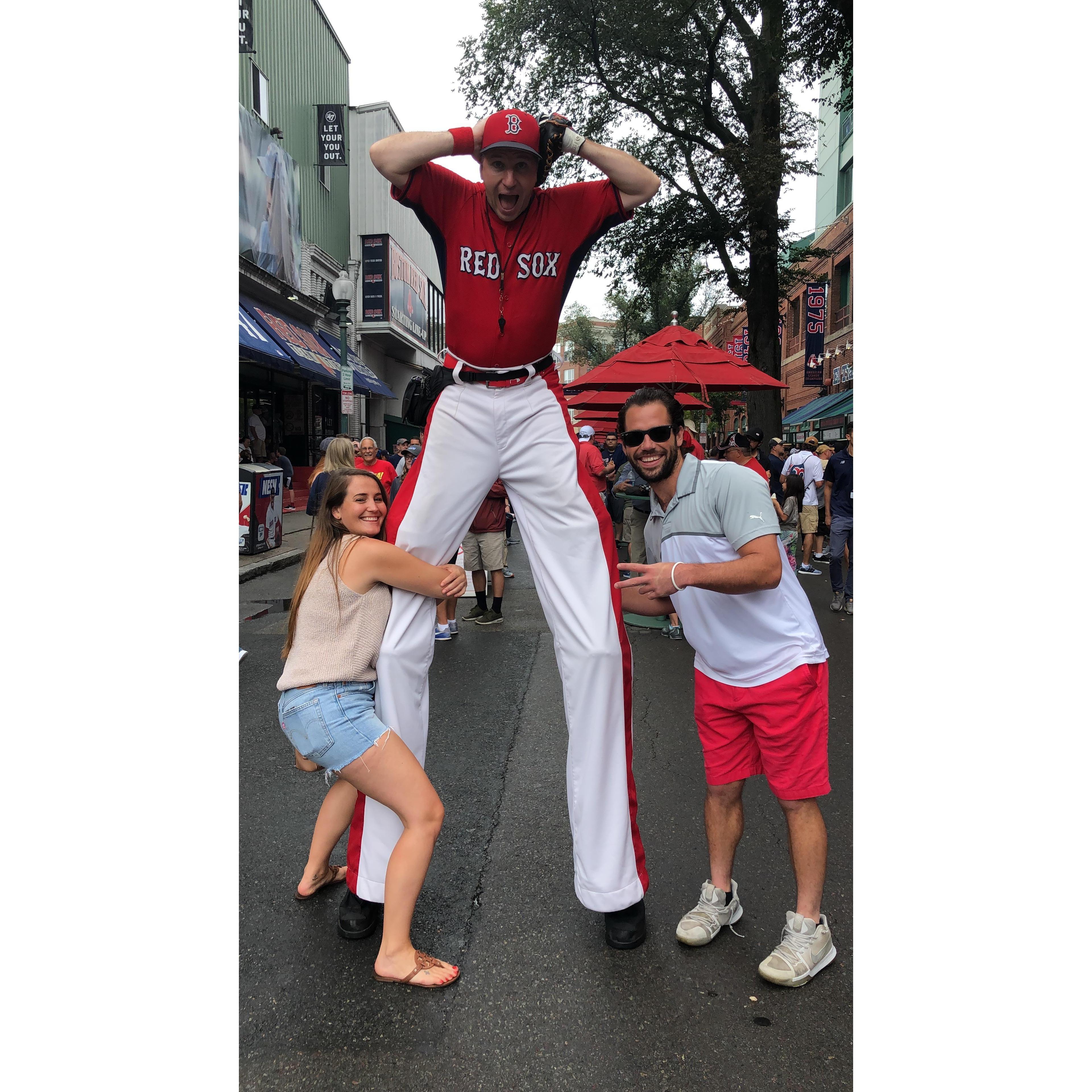 Yankee Red Sox game in Boston, MA