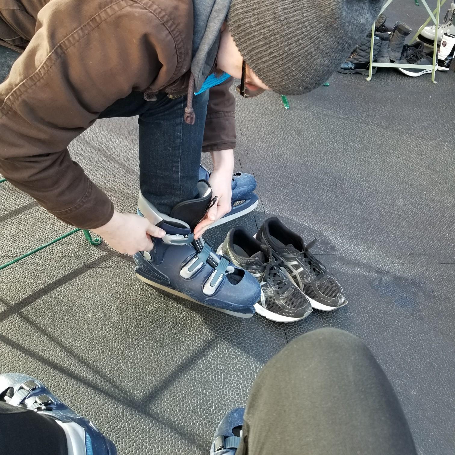 we went ice skating together for the first time February 23rd 2020