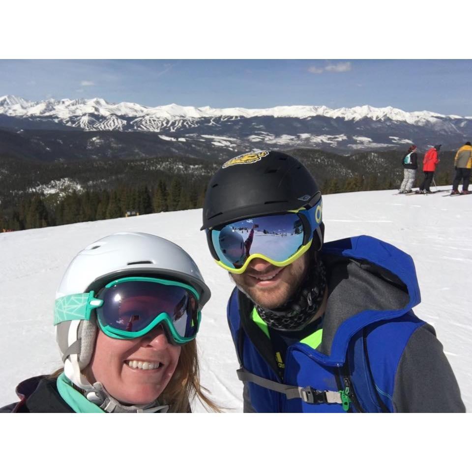 View of Breckenridge in the distance from Keystone, CO