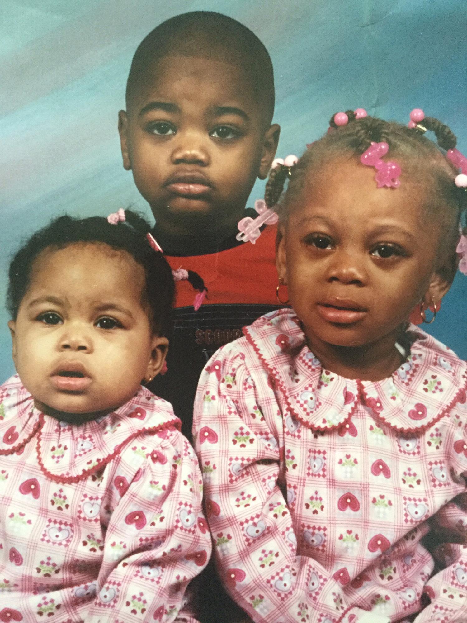 Kyla (the crybaby), her brother Lester and her sister Destiny