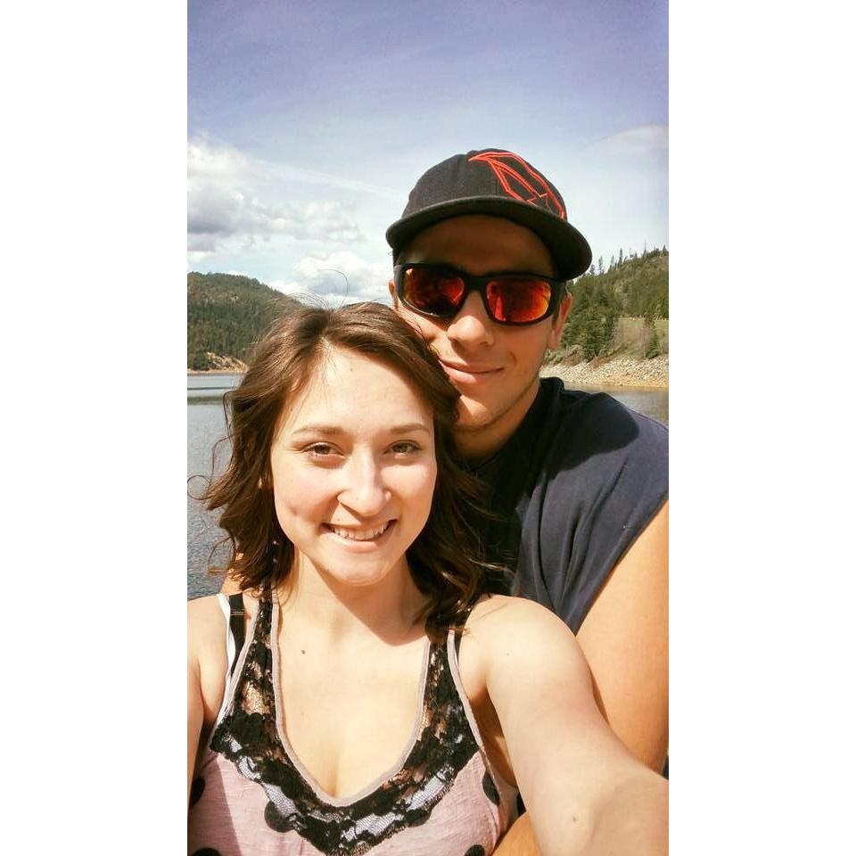 The first road trip we took in my car after I bought it was to Applegate Lake. We fished all afternoon and never got a bite, but we still had a great time.