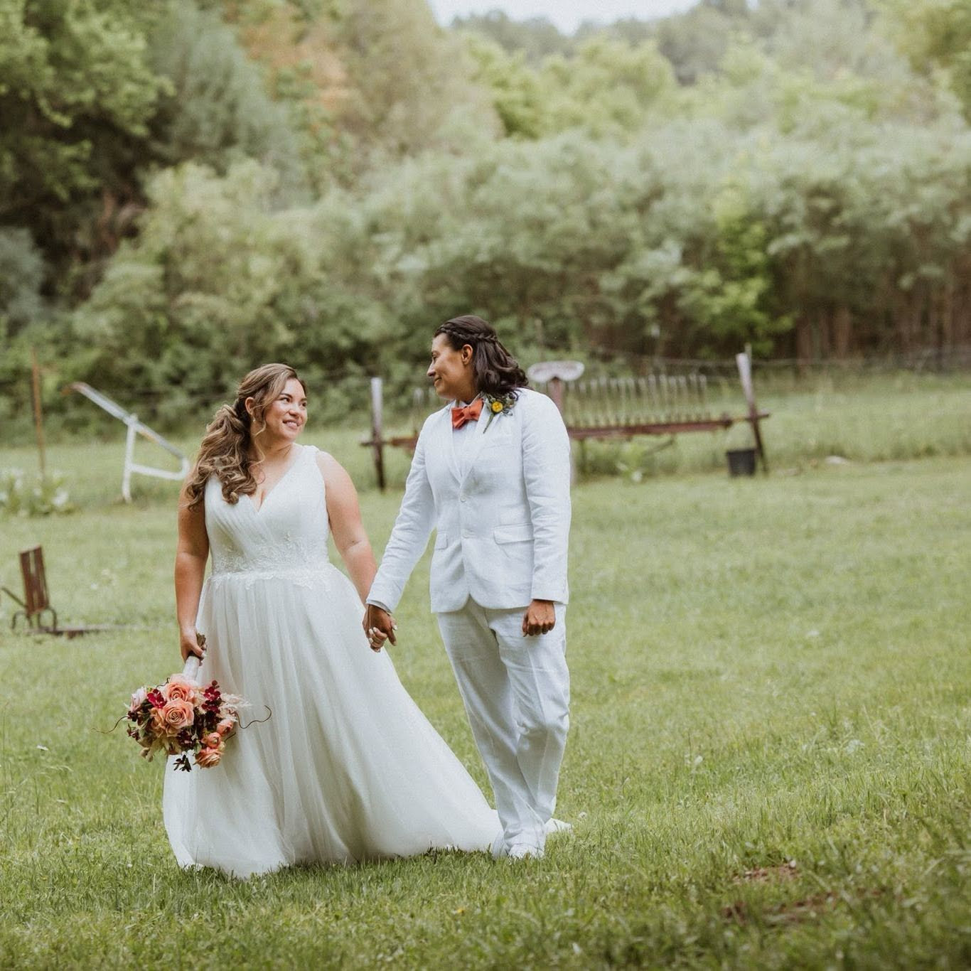 We said I do in Santa Fe and then the party followed the next day to the famous "Ranch"