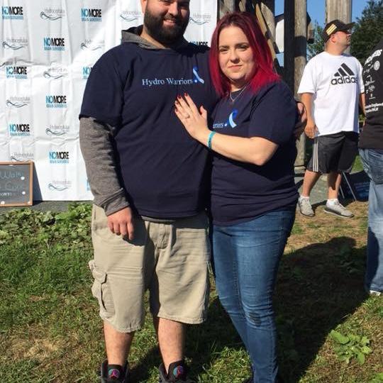 He knew the key to my heart was my hydrocephalus walk and he knew that that would be the best way to propose to me and what makes it more special. It was on my cousin’s birthday.
