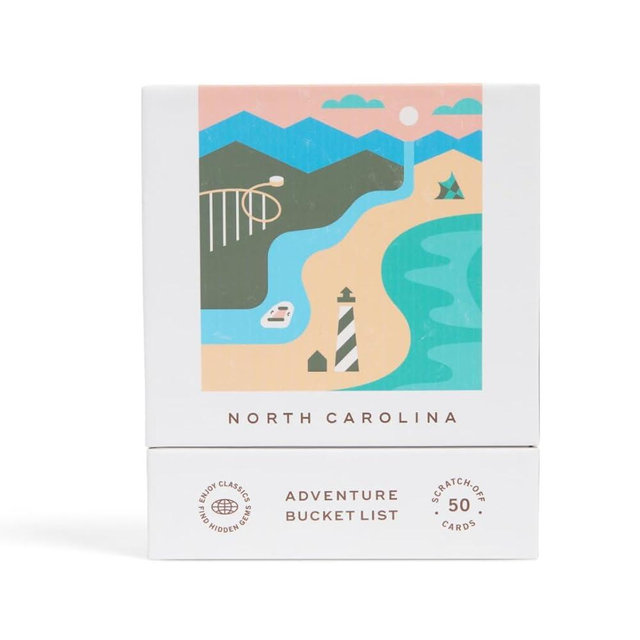 North Carolina Adventure Bucket List: 50 Scratch-Off Cards for Outdoor Activities, Tourist Attractions, and Road Trips - Perfect Travel Gift and Guide for Exploring