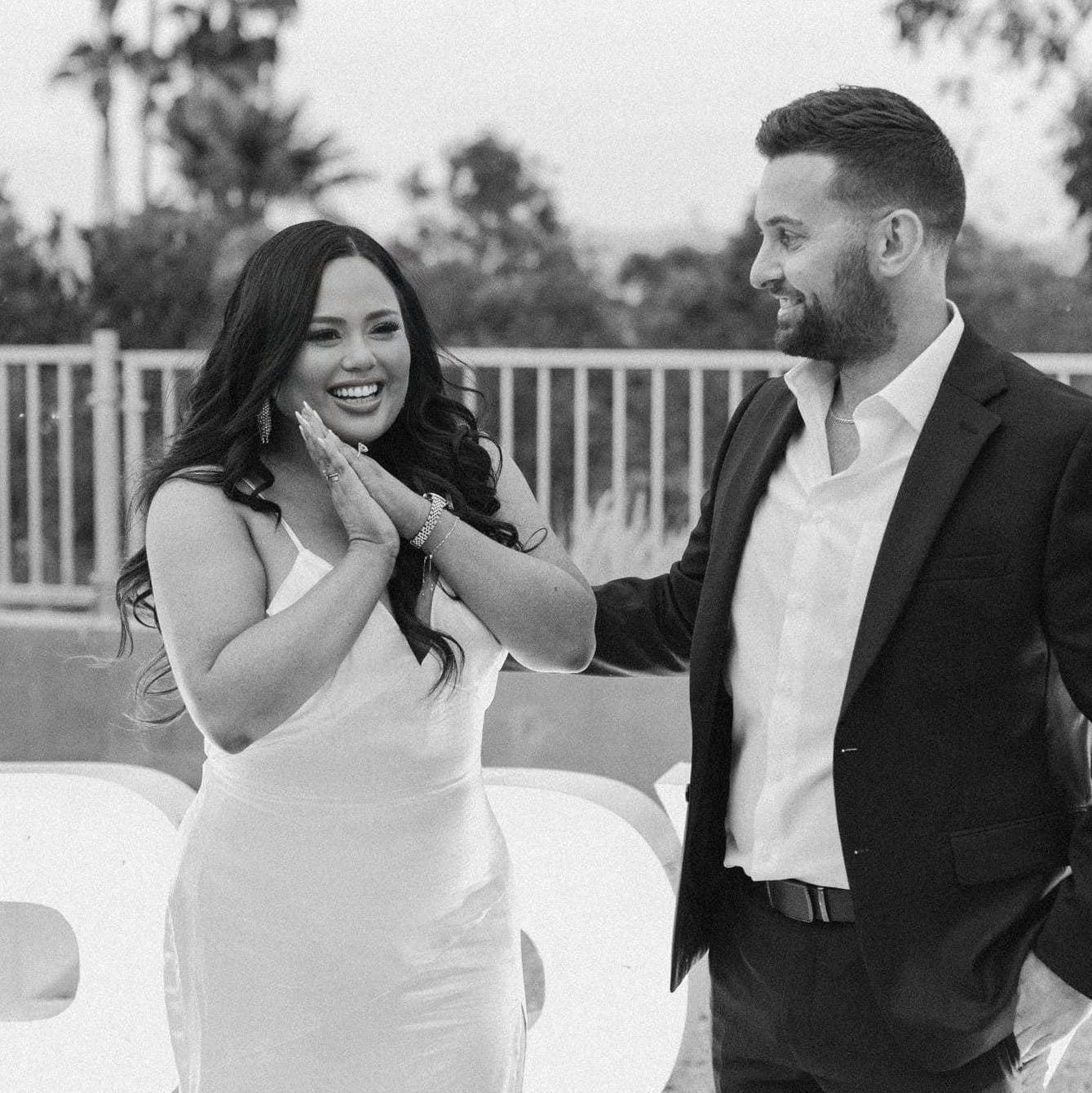 THE MOMENT AFTER SHE SAID YES!