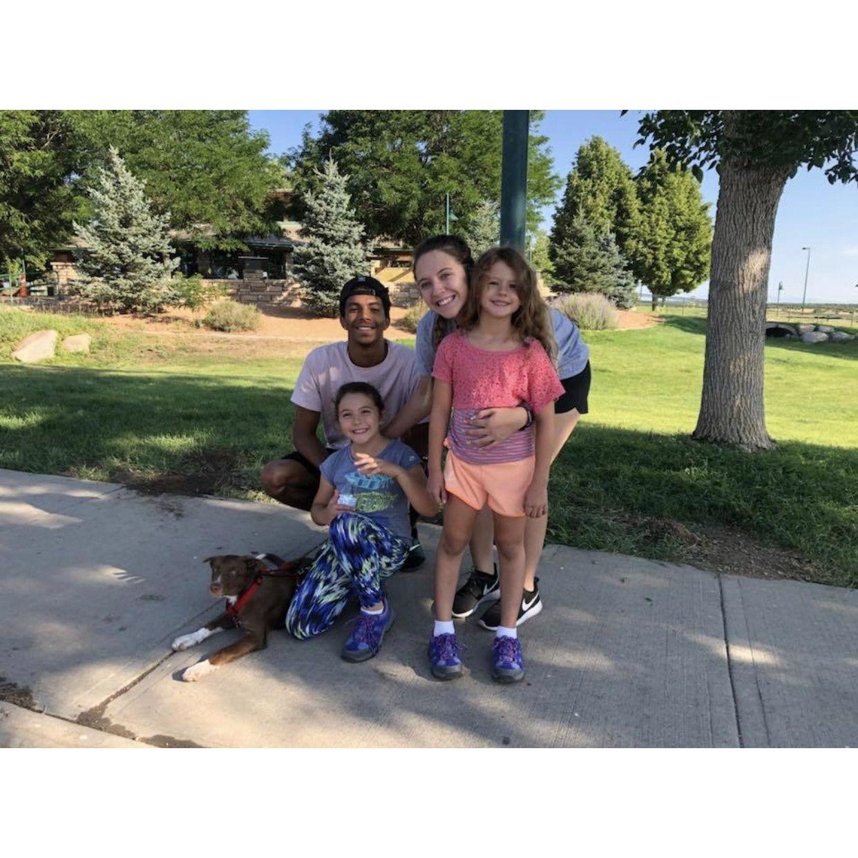 Our first family vacation with Emma's family, plus our mini besties