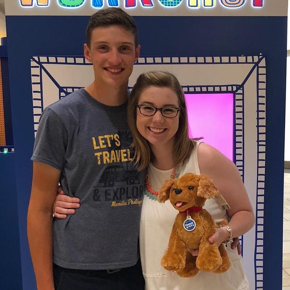 We bought a dog! ... a stuffed dog!