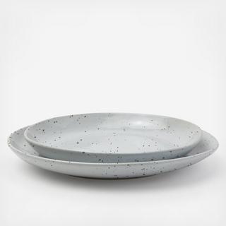 Marcus Large Round Serving Platter, Set of 2