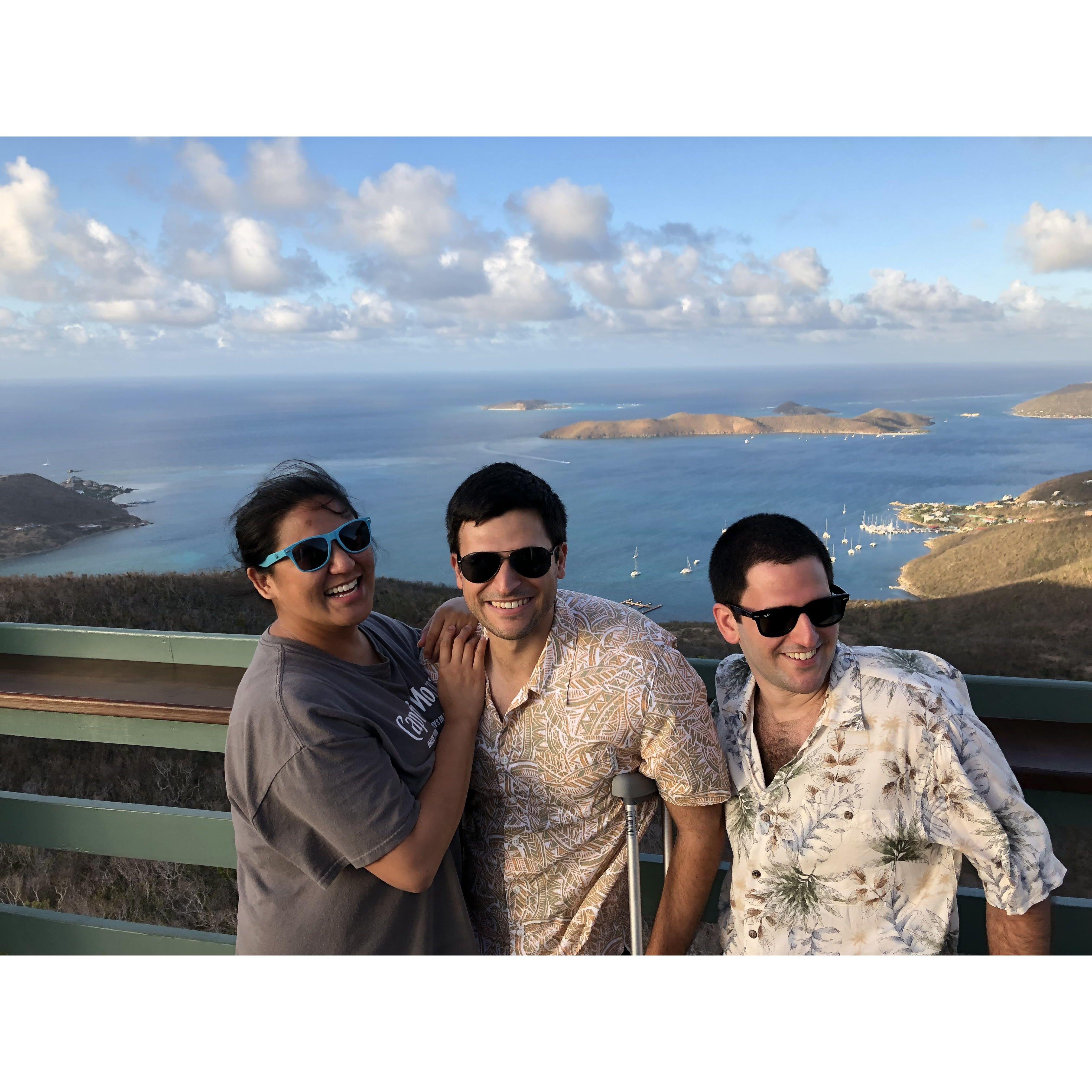 Kelly's first Pecora family vacation, 2018.