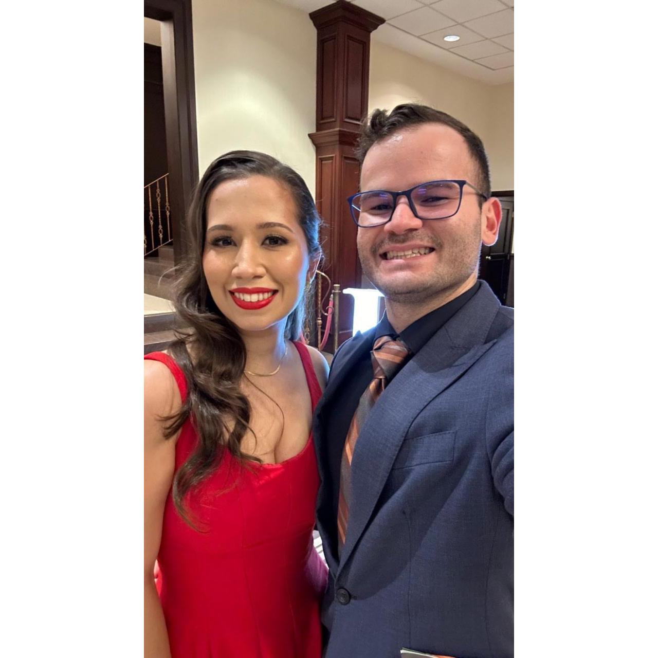 Feeling pretty together at the theater!