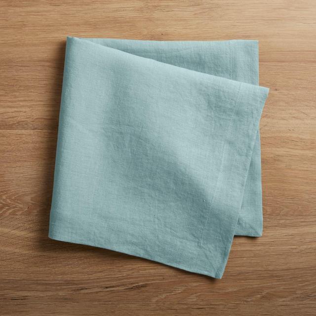 Marin Blue Mist Linen Napkins, Set of 8