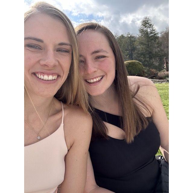 Celebrating our friends' love at one of many fun weddings!