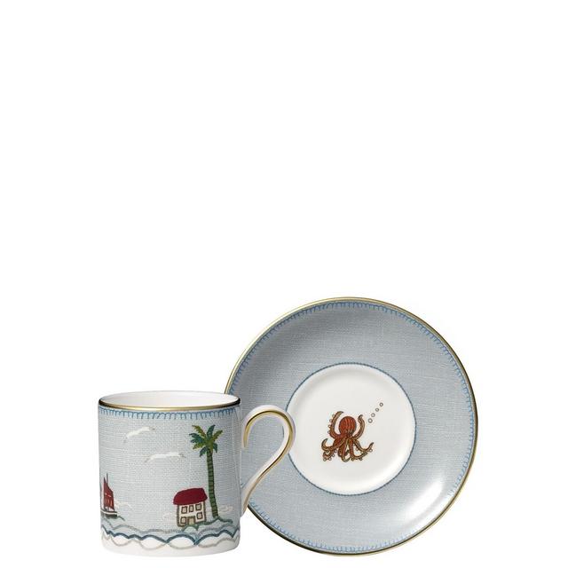 Wedgwood - Kit Kemp Sailor's Farewell Espresso Cup & Saucer Set