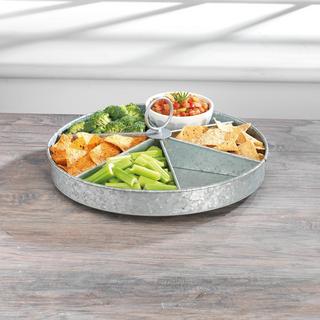 Galvanized Lazy Susan