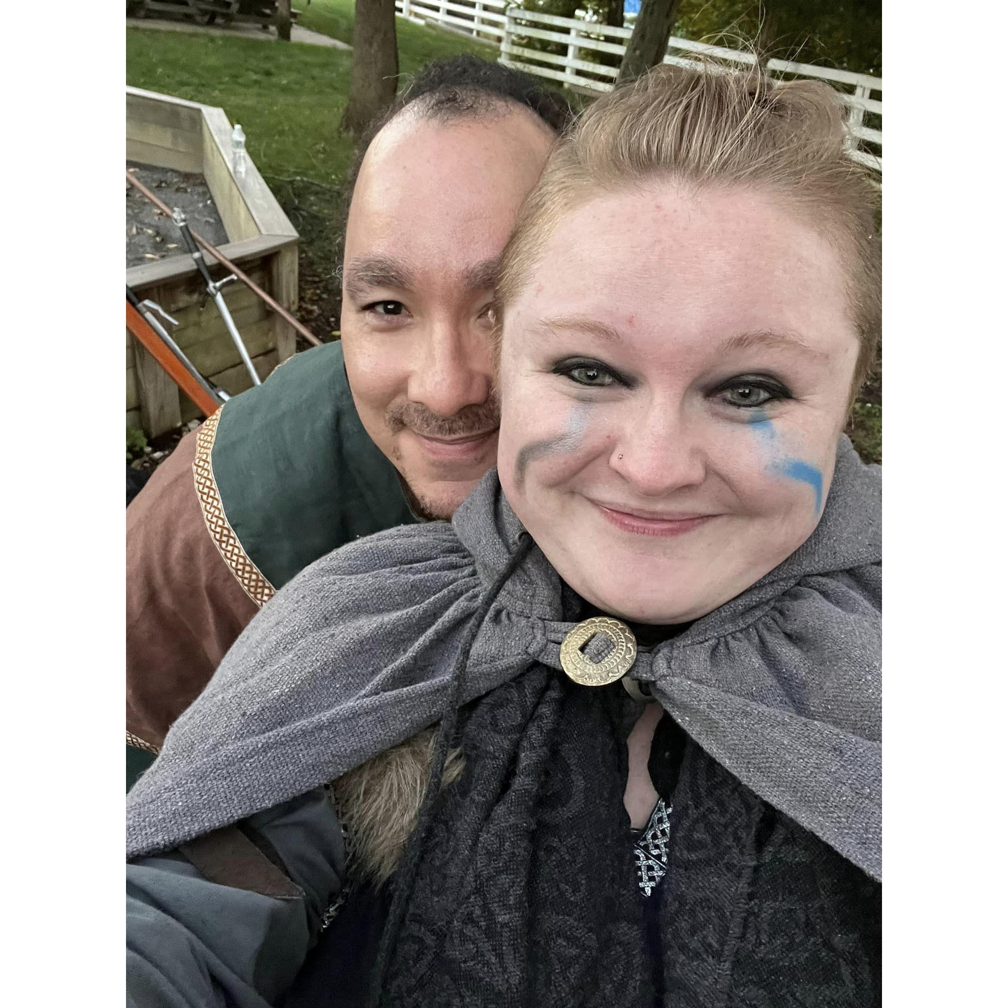 Ren faire is definitely our happy place, 2022