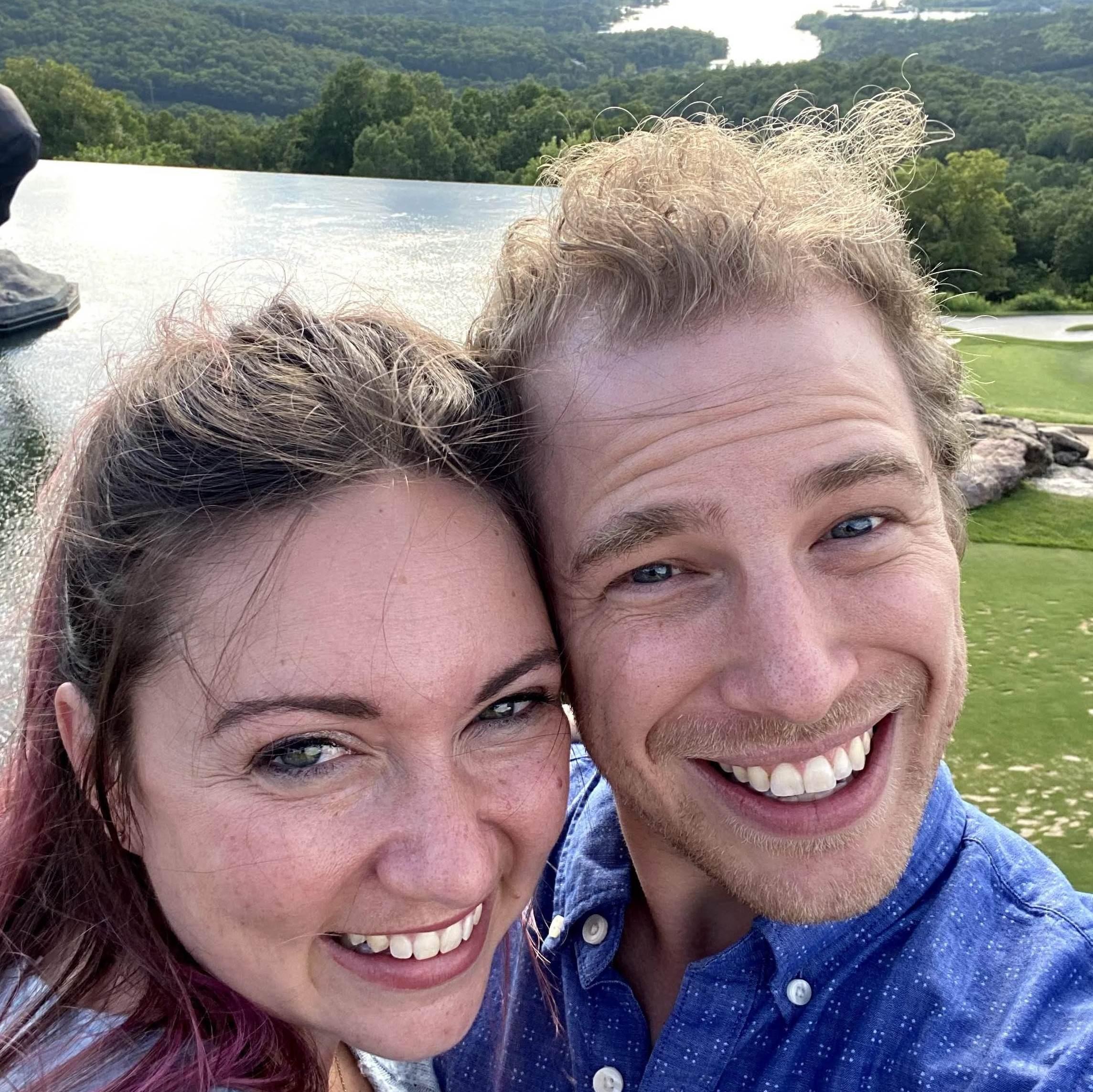 At Top of the Rock for our two year anniversary <3