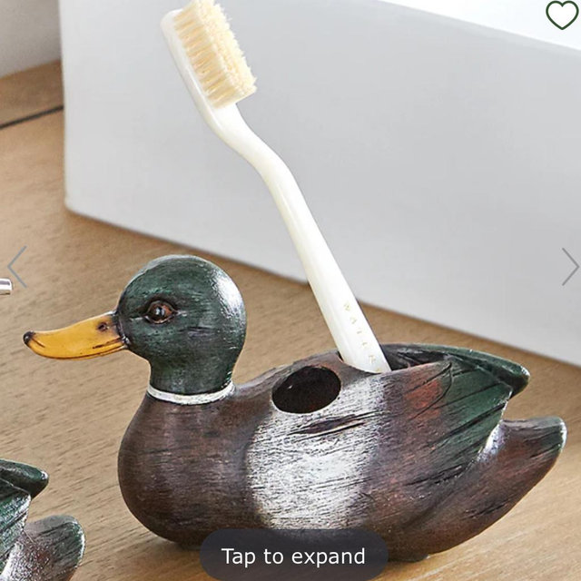 Mallard Duck Toothbrush Holder- SALE