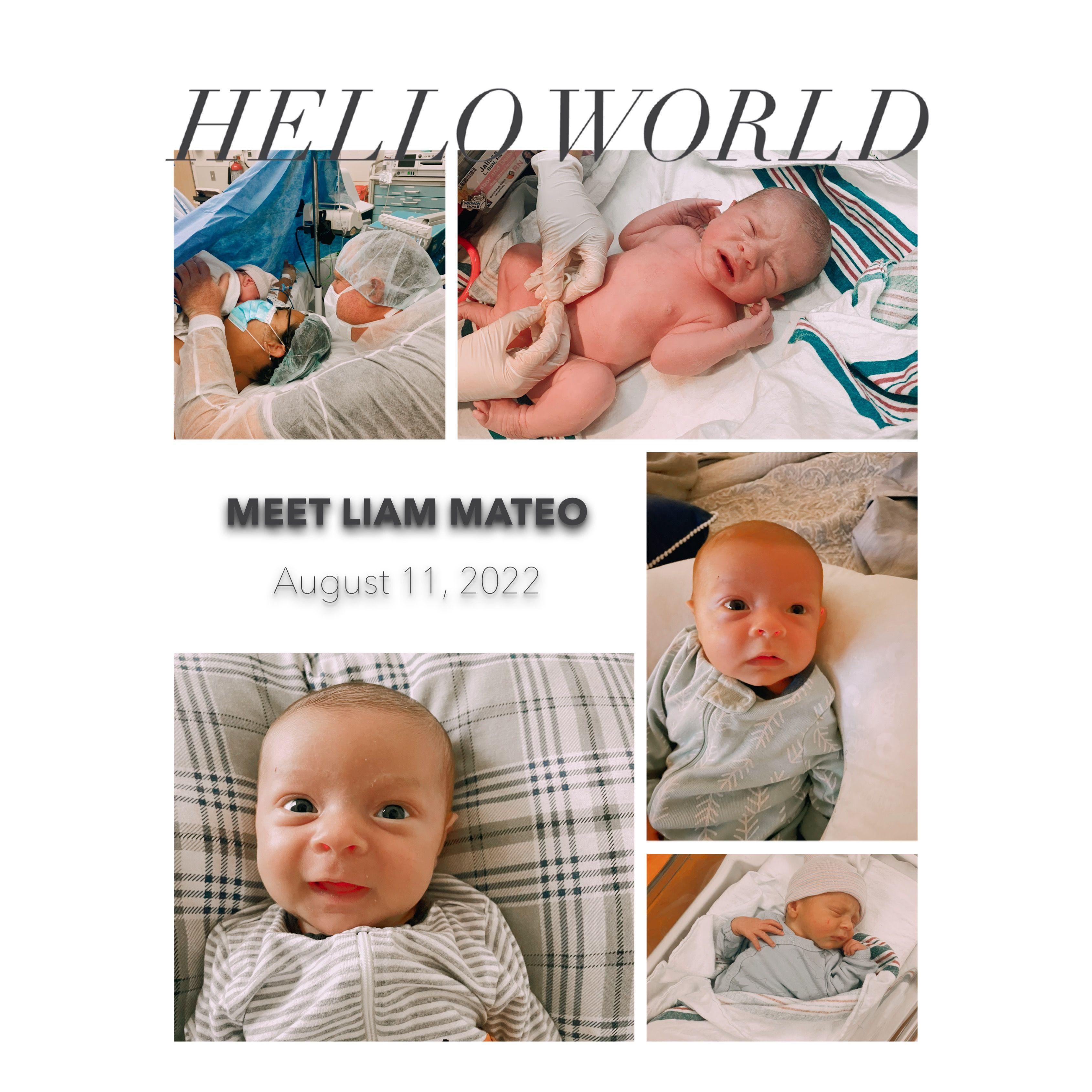 Liam Mateo Cogeos is born