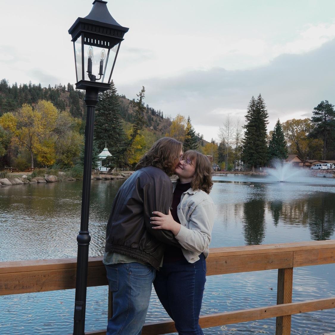 This is the park where Cody proposed four months later. Time flies when you are getting to know the love of your life. It feels like we've known each other forever!