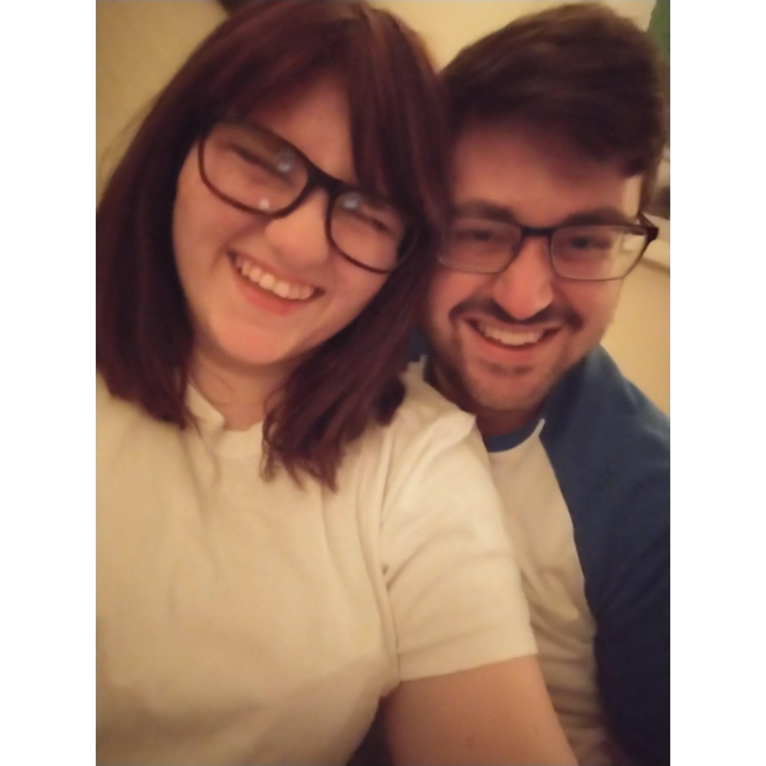 The second oldest photo we have. Not long after this picture was taken, Jacob gave Rachel a promise ring.