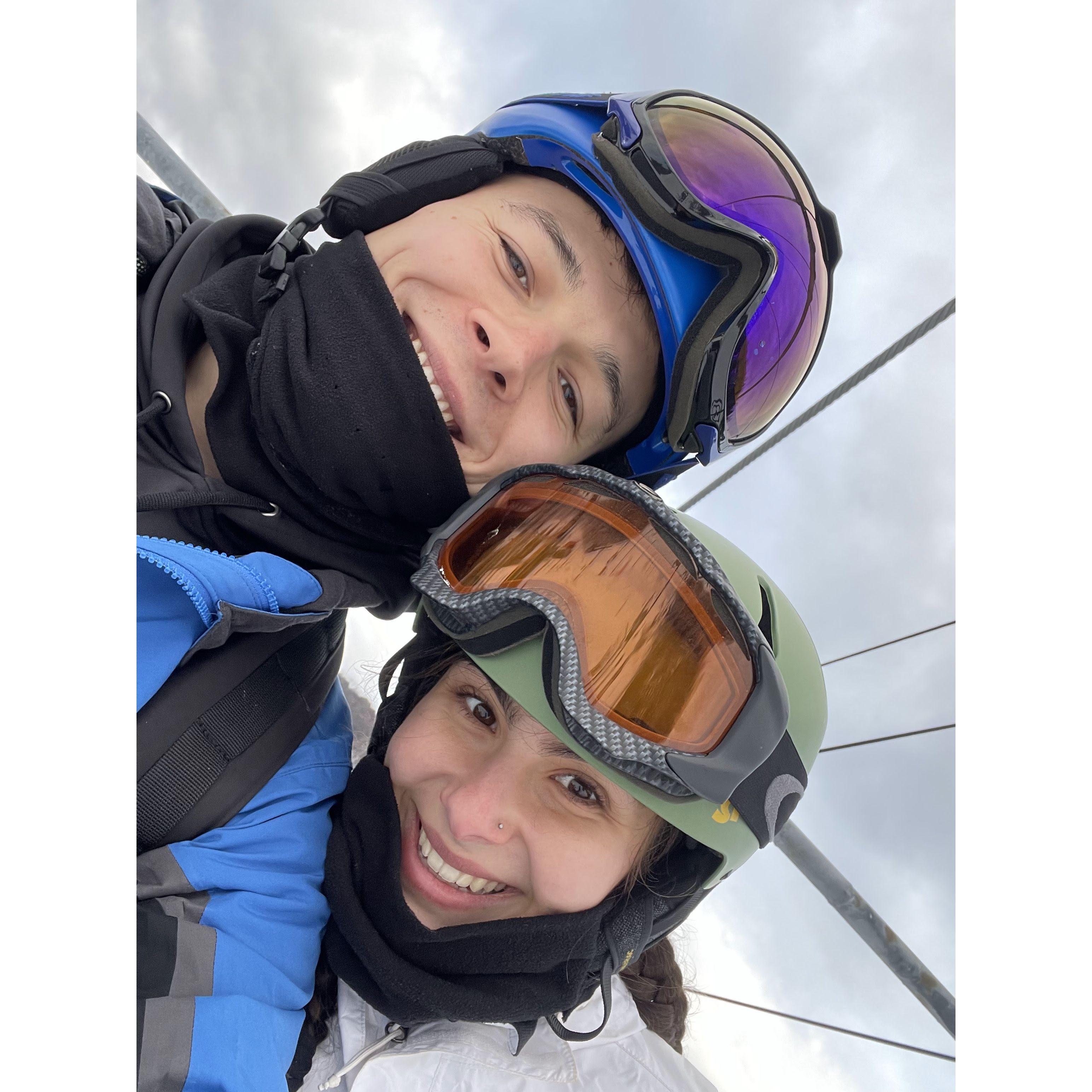 Skiing!