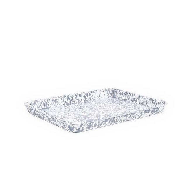 Large Enamelware Tray, 16" x 12.5", Splatterware Collection | more colors