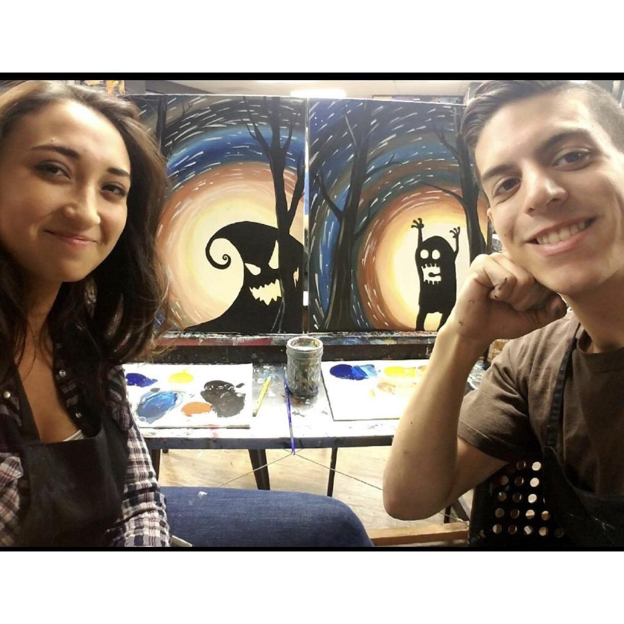 The one with all the paint