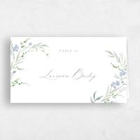 Blue Wedding Place Card - Darcy