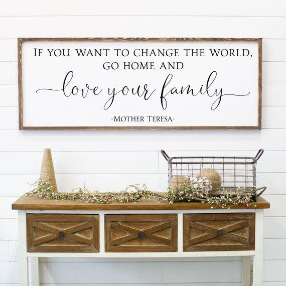 Mother Teresa sign